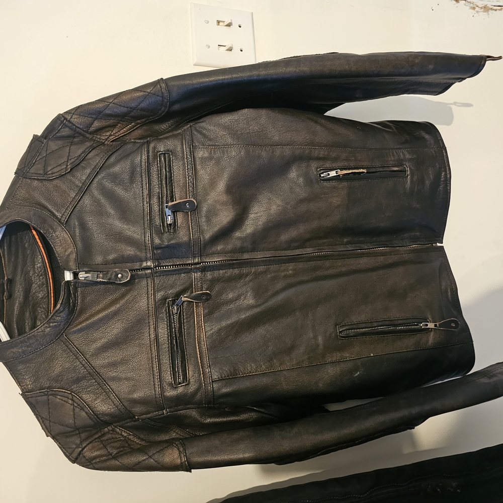 Womens Leather Motorcycle Jacket